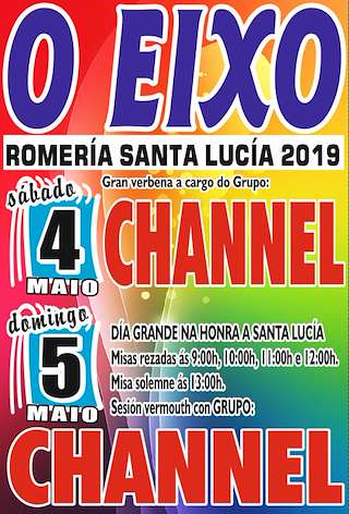 Romería de Santa Lucía do Eixo en Santiago de Compostela