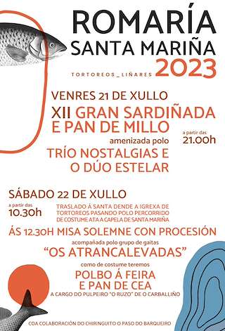 Romería de Santa Mariña de Tortoreos y Liñares (2026) en As Neves