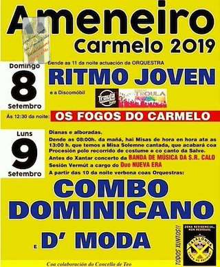 Romería do Carmelo de Ameneiro en Teo