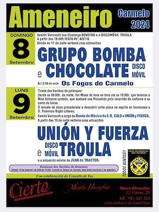 Romería do Carmelo de Ameneiro en Teo