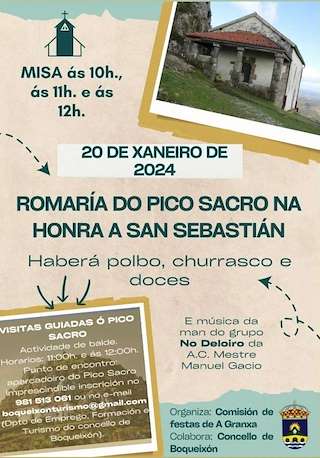 Romería do Pico Sacro (2026) en Boqueixón