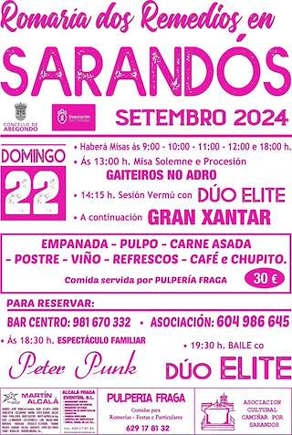 Romería dos Remedios de Sarandóns en Abegondo