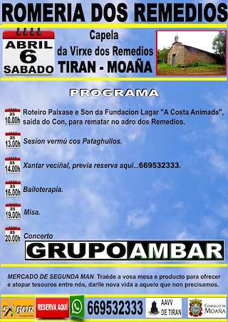 Romería dos Remedios de Tirán en Moaña