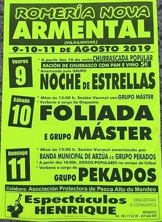 Romería Nova de Armental (2026) en Vilasantar