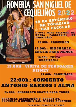 Romería San Miguel de Cequeliños (2026) en Arbo