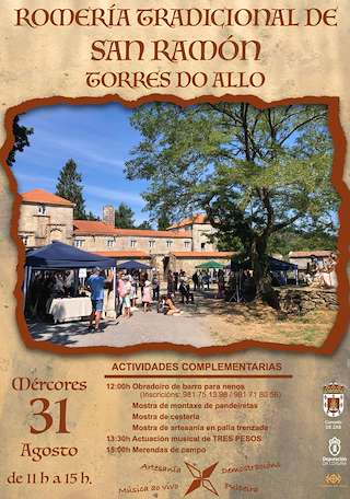 Romería Tradicional de San Ramón  en Zas