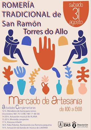 Romería Tradicional de San Ramón  en Zas
