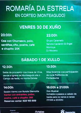 Romería Virxe da Estrela de Monteagudo en Arteixo