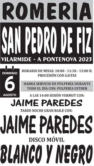 Romeria de San Pedro de Fiz en A Pontenova