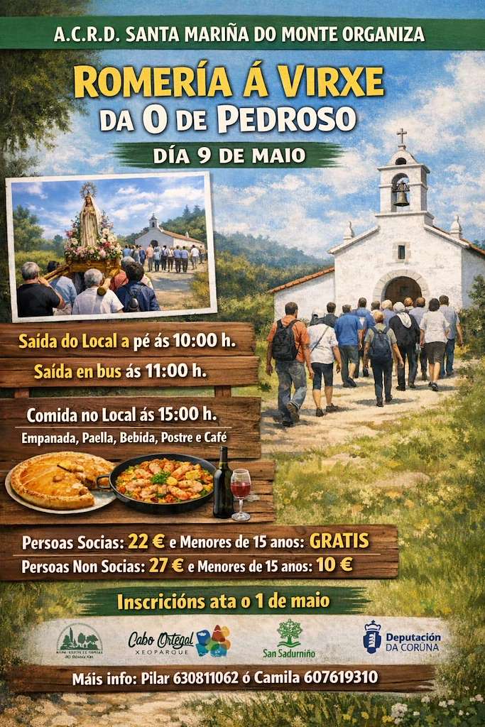 Romería A Virxe da O de Pedroso  (2026) en San Sadurniño