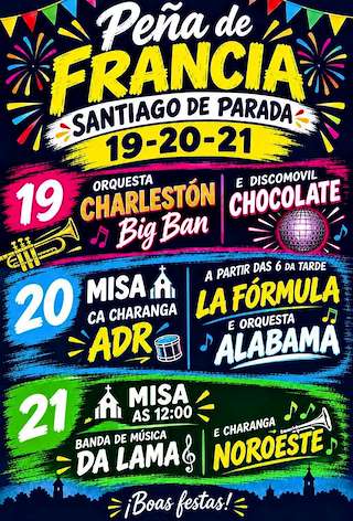 Fechas, información, programa, cartel, imágenes, mapa y ubicación de Romería da Peña de Francia (2026) en A Caniza
