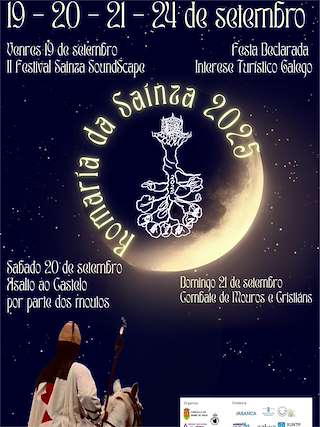 Fechas, información, programa, cartel, imágenes, mapa y ubicación de Romería da Saínza e Nosa Señora da Mercé  en  Rairiz de Veiga