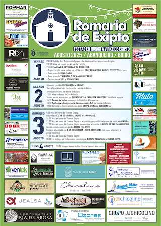 Fechas, información, programa, cartel, imágenes, mapa y ubicación de Romería de Exipto  en  Boiro
