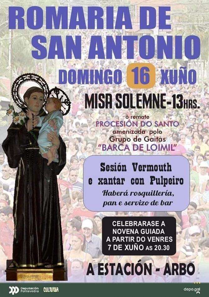 Romería de San Antonio de A Estación en Arbo