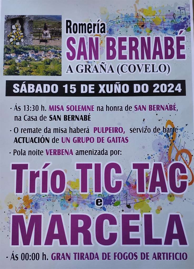 Romería de San Bernabé de A Graña en Covelo