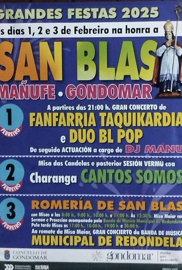 Romería de San Blas de Mañufe en Gondomar