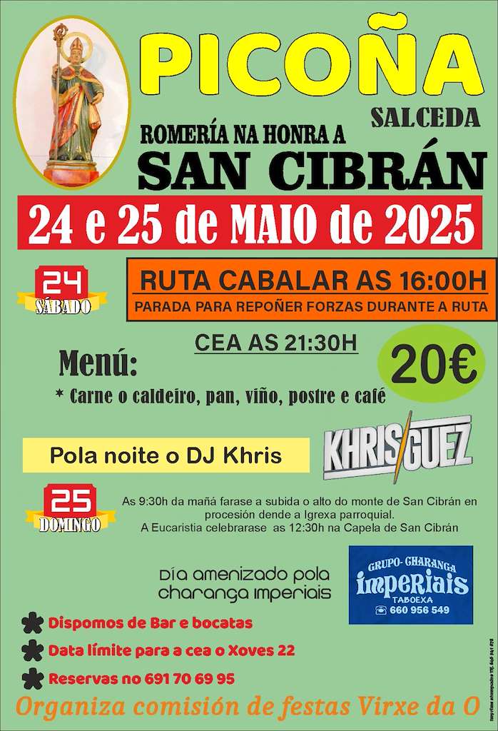 Romería de San Cibrán de Picoña (2025) en Salceda de Caselas