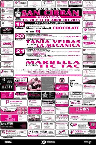 Fechas, información, programa, cartel, imágenes, mapa y ubicación de Romería de San Cibrán de Tomeza  en  Pontevedra