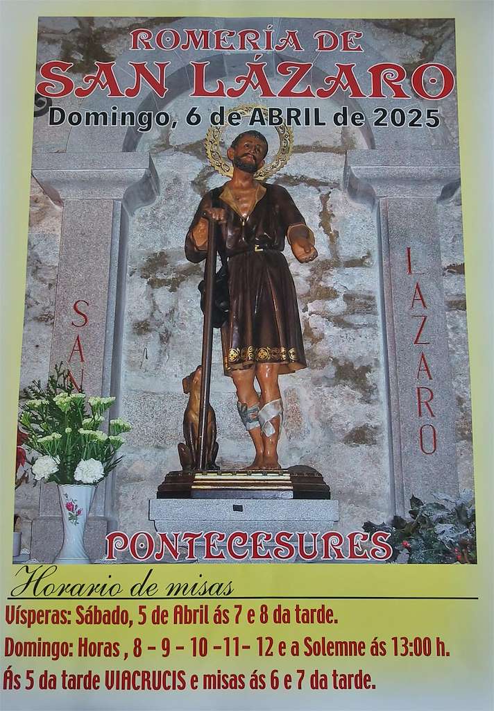 Romería de San Lázaro  en Pontecesures