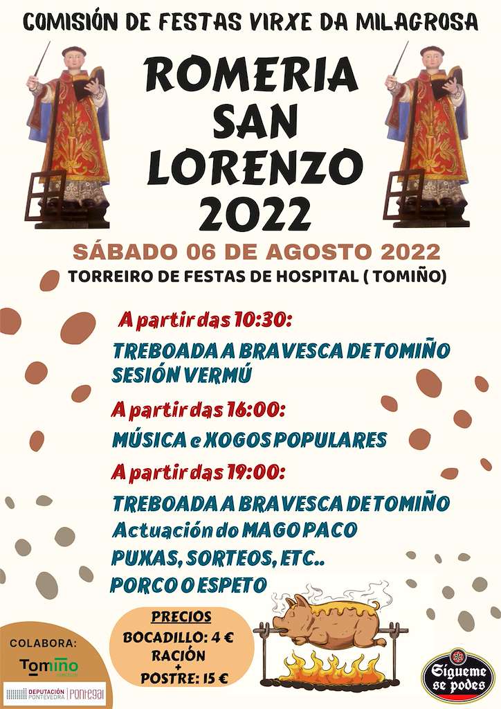 Romería de San Lorenzo de O Hospital (2022) en Tomiño