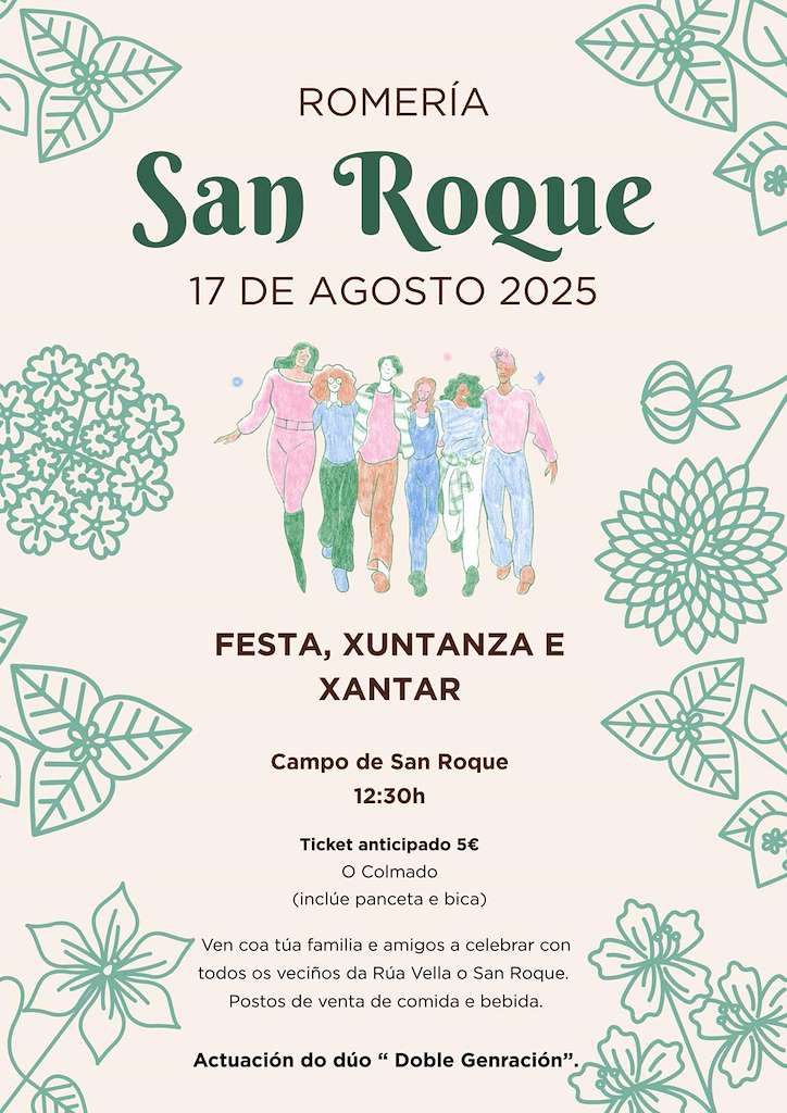 Romería de San Roque de Rúa Vella en A Rúa