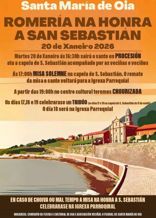Romería de San Sebastián (2026) en Oia
