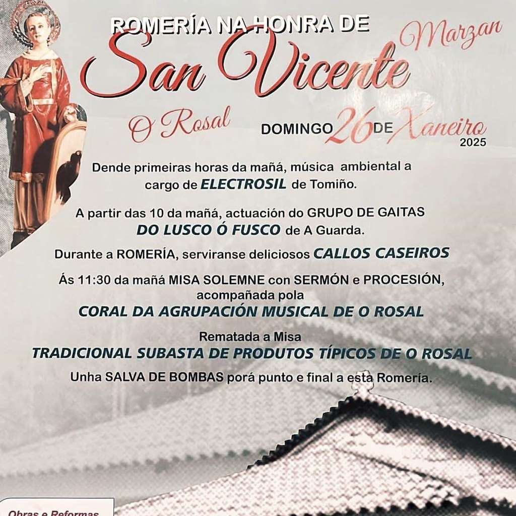 Romeria de San Vicente de Marzán en O Rosal