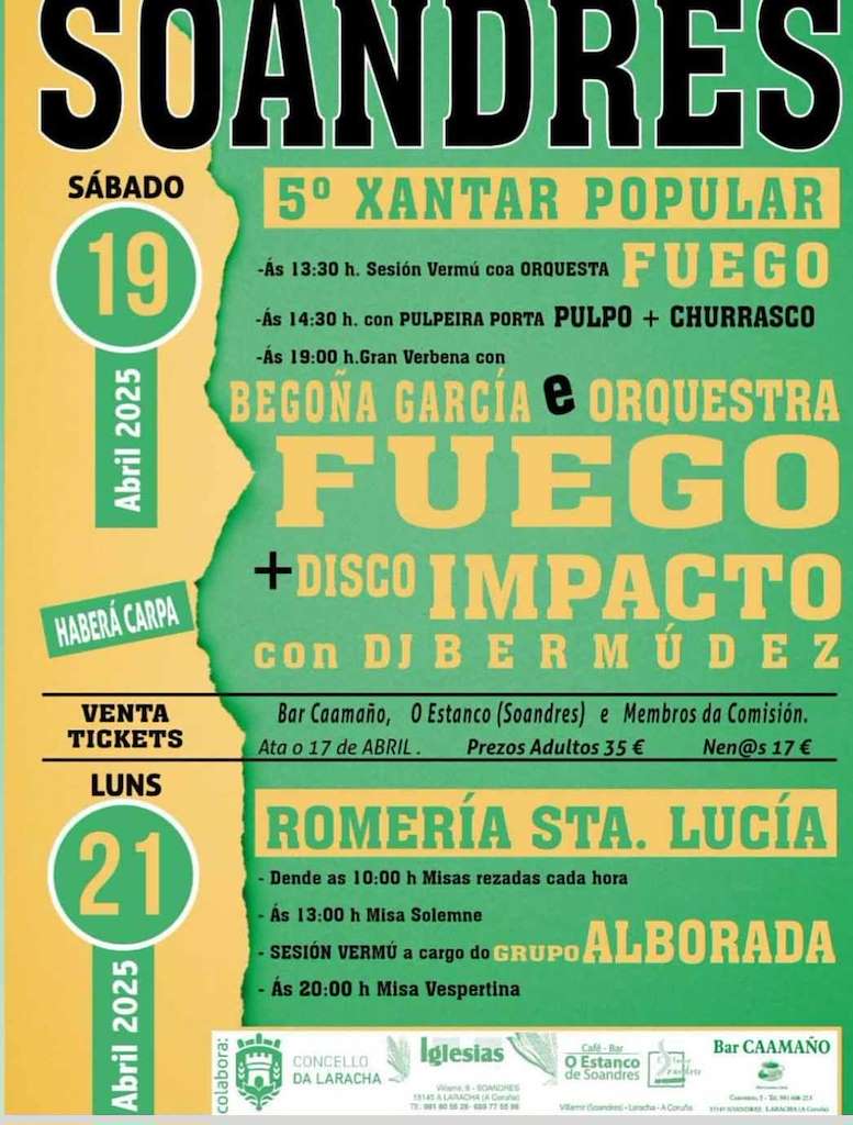 Romería de Santa Lucía de Soandres en Laracha