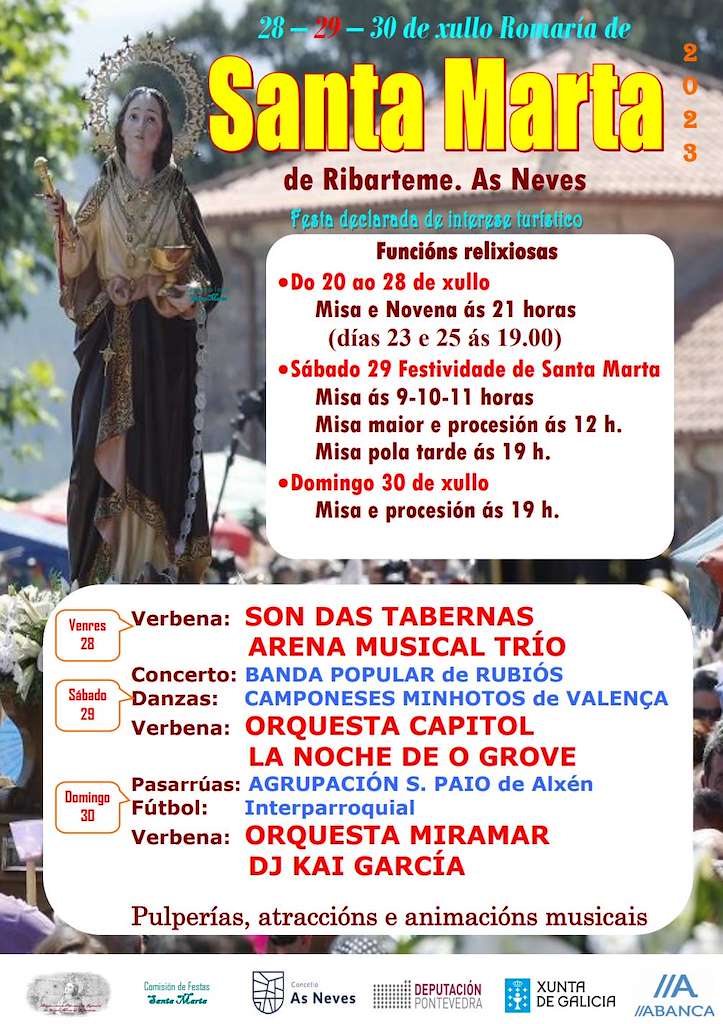 Romería de Santa Marta de Ribarteme  (2022) en As Neves