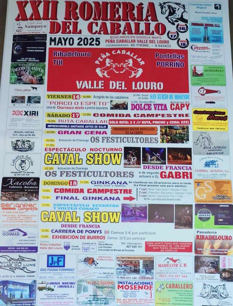 XXII Romería del Caballo (2025) en Tui