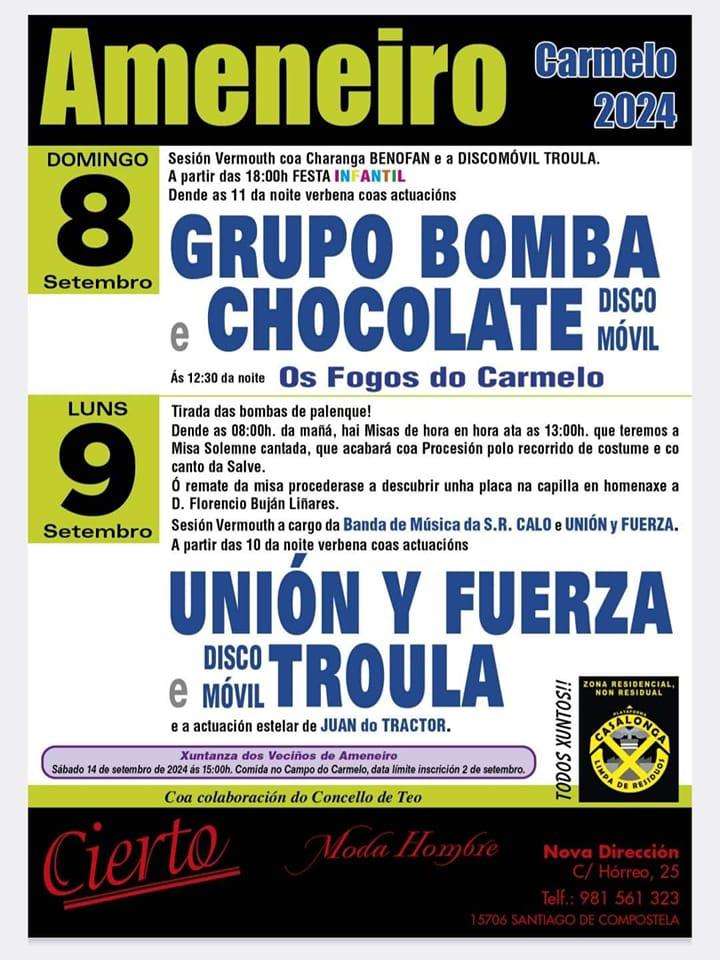 Romería do Carmelo de Ameneiro en Teo