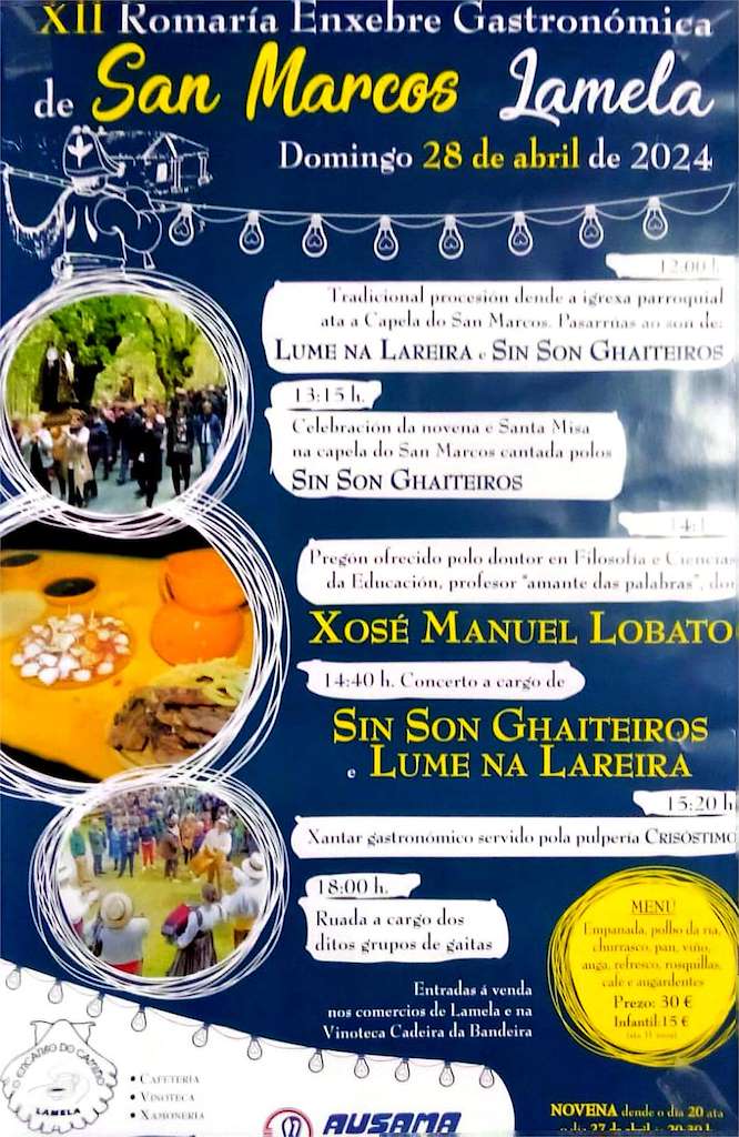 XII Romería Enxebre Gastronómica de San Marcos de Lamela en Silleda