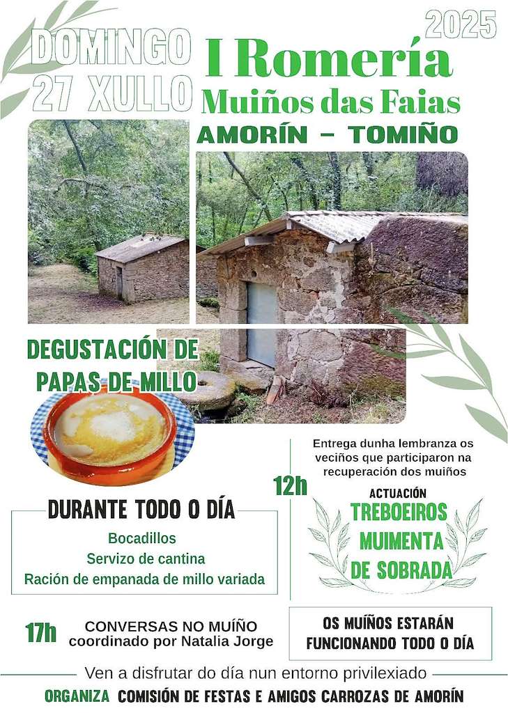 I Romería Muiños das Faias de Amorín en Tomiño