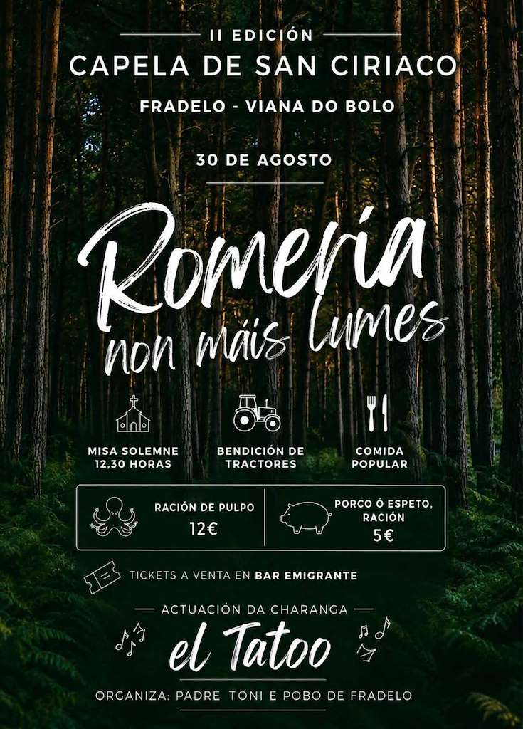 II Romería Non Máis Lumes (2026) en Viana do Bolo