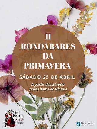 Fechas, información, programa, cartel, imágenes, mapa y ubicación de II Rondabares de Primavera (2026)  en  Rianxo