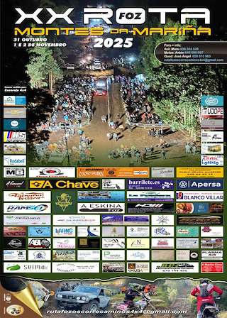 Fechas, información, programa, cartel, imágenes, mapa y ubicación de XX Rota Montes da Mariña (2025)  en  Foz
