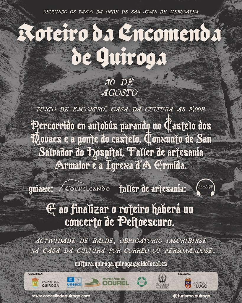 Roteiro da Encomenda en Quiroga