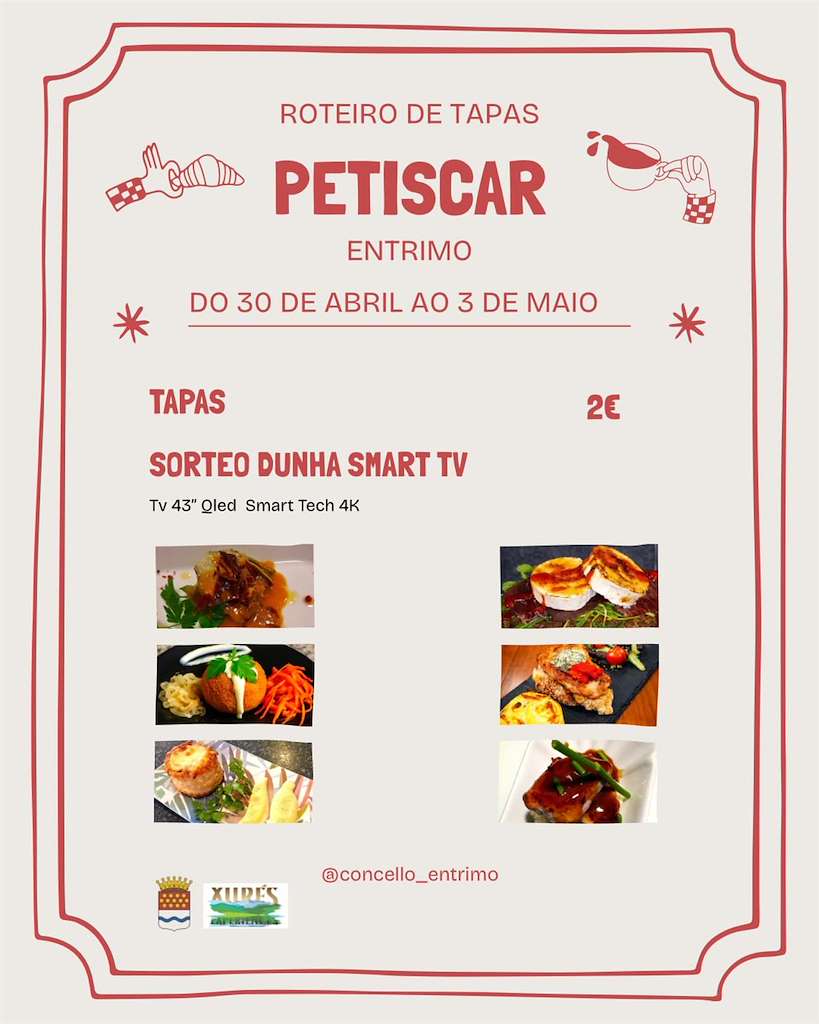 Roteiro de Tapas Petiscar en Entrimo