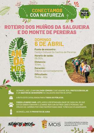Fechas, información, programa, cartel, imágenes, mapa y ubicación de Roteiro dos Muiños da Salgueira e do Monte de Pereiras  en  Mos
