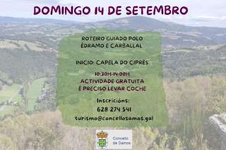 Fechas, información, programa, cartel, imágenes, mapa y ubicación de Roteiro Edramo e Carballal  en  Samos
