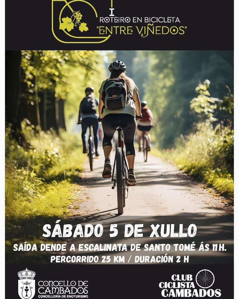Roteiro en Bicicleta Entre Viñedos (2025) en Cambados