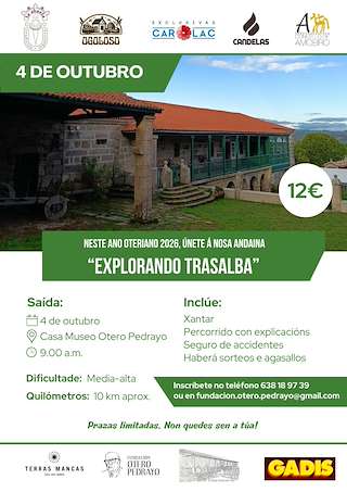 Fechas, información, programa, cartel, imágenes, mapa y ubicación de Roteiro Explorando Trasalba (2026)  en  Amoeiro