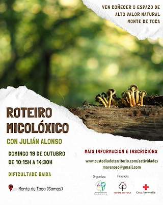Fechas, información, programa, cartel, imágenes, mapa y ubicación de Roteiro Micolóxico  en  Samos