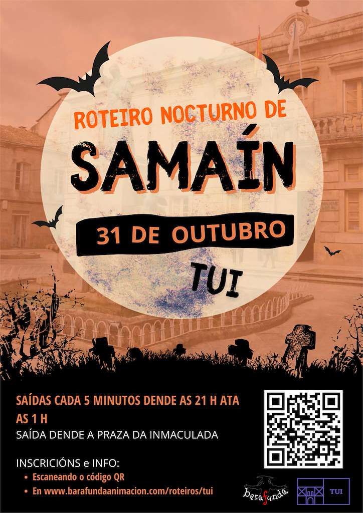 Roteiro Nocturno de Samaín en Tui