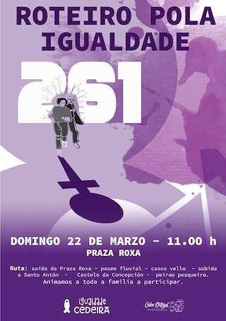 Fechas, información, programa, cartel, imágenes, mapa y ubicación de Roteiro pola Igualdade  (2026)  en  Cedeira