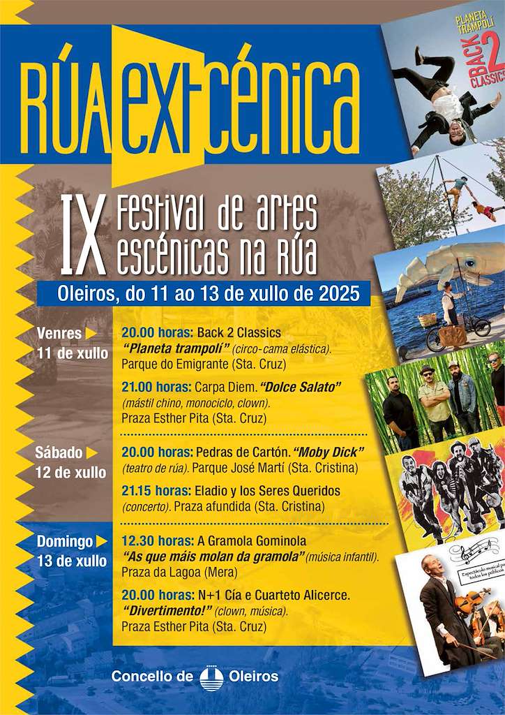 Rúa Extcénica - IX Festival das Artes Escénicas na Rúa en Oleiros