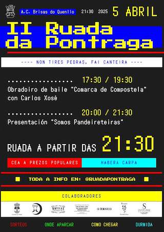 Fechas, información, programa, cartel, imágenes, mapa y ubicación de II Ruada da Pontraga  en  Tordoia