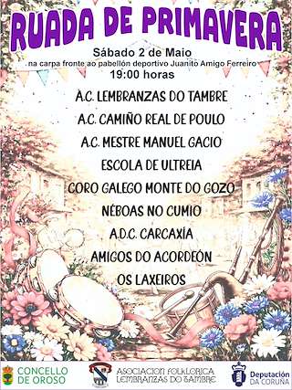 Fechas, información, programa, cartel, imágenes, mapa y ubicación de Ruada de Primavera (2026)  en  Oroso