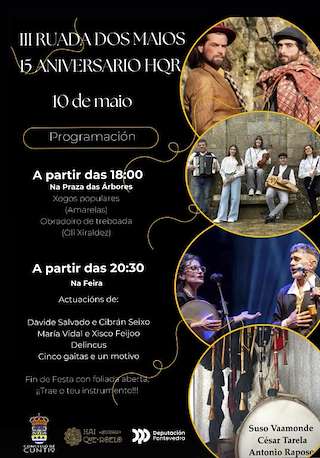 Fechas, información, programa, cartel, imágenes, mapa y ubicación de III Ruada dos Maios  en  Cuntis