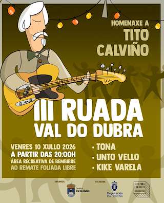 Fechas, información, programa, cartel, imágenes, mapa y ubicación de III Ruada - Homenaxe Tito Calviño (2026)  en  Val do Dubra